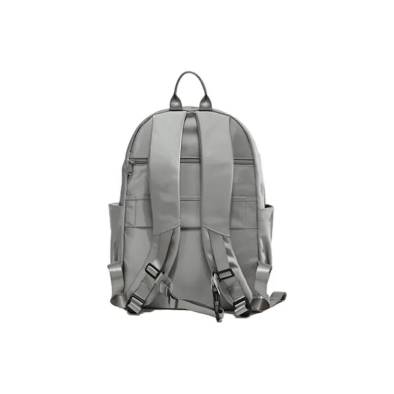 FOUVOR Oxford Travel Bags Backpack Regular Unisex Black/Beige/Dusty Pink-4