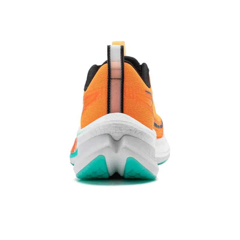 LiNing Red Hare 7 Pro Cushioned Slip-Resistant Low-Top Running Shoes Men's Neon Bright Orange-4