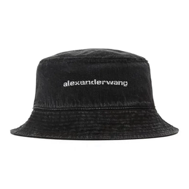 Alexander Wang Cotton Bucket Hats Women's Black-0