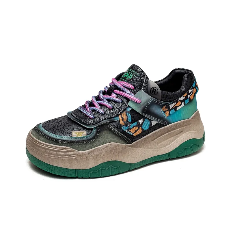 MATA Anti-Slip Wear-Resistant Low-Top Skateboard Shoes Women's-9