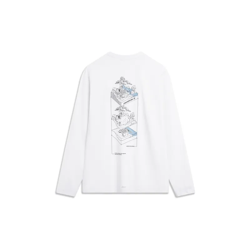 LiNing T Shirt Men's Standard White-1