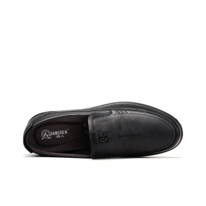 Strongman Men's Slip on Shoes With Soft Leather And Soft Sole Cushion Casual Shoes-2