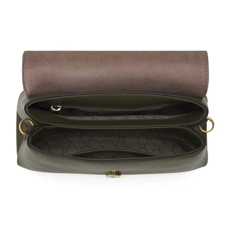ORYANY Leather Handbag Shoulder Bag Crossbody Bag Women's Olive-7
