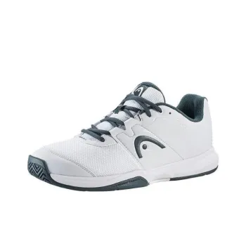HEAD Revolt Court Cushioned Slip-Resistant Low-Top Tennis Shoes Men's White Dark Gray