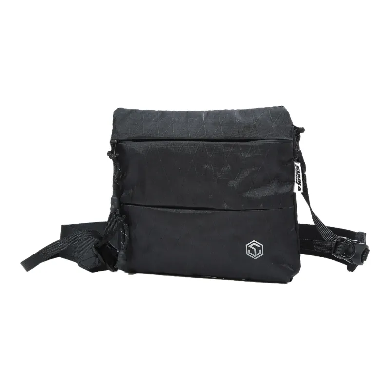 Guuka Fabric Crossbody Bag Men's Black-1