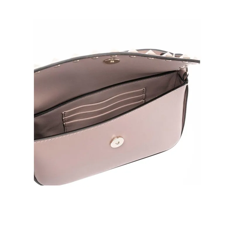 Valentino Leather One Shoulder Handbag Women's Pink-3
