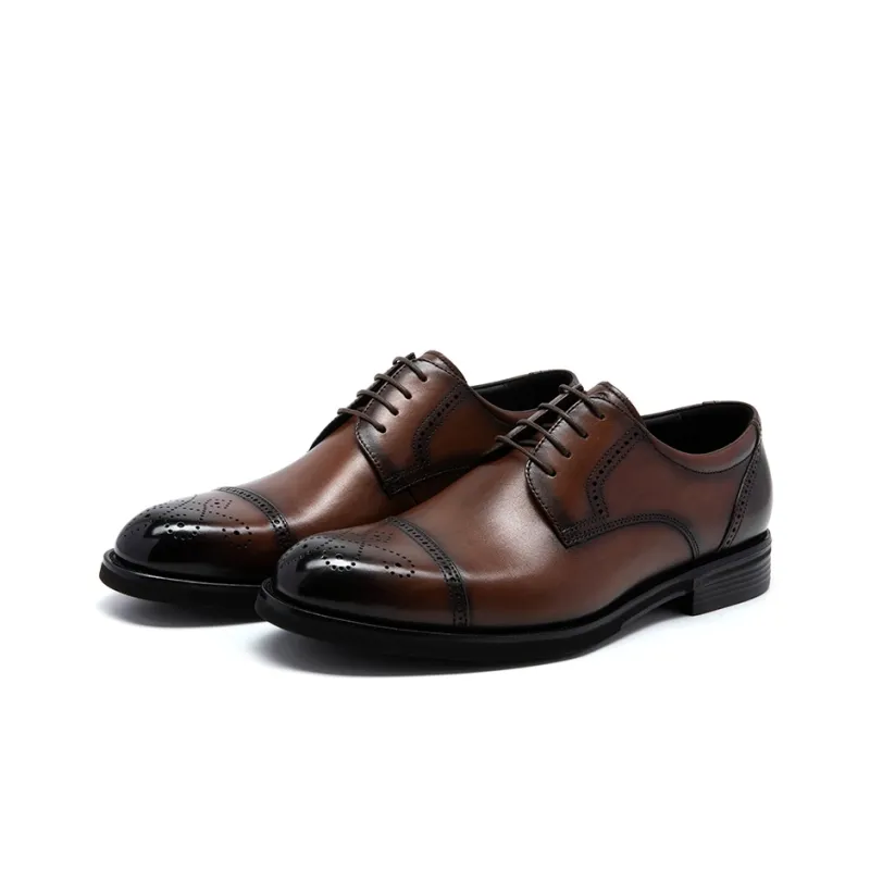 CHARRIOL Dress Shoes Men's Coffee-1
