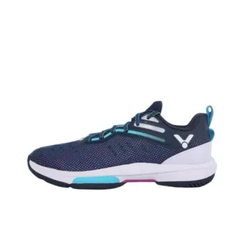 VICTOR Anti Slip Wear Resistant Low Top Badminton Shoes Unisex Blue Purple