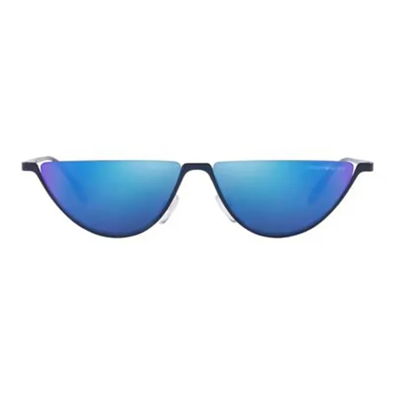 EMPORIO ARMANI Oval Semi Rimless Sunglasses-1