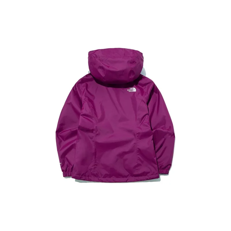 THE NORTH FACE Hyvent Outdoor Hiking Waterproof And Windproof To Keep Warm Windbreaker Jacket Unisex Rose Purple-1