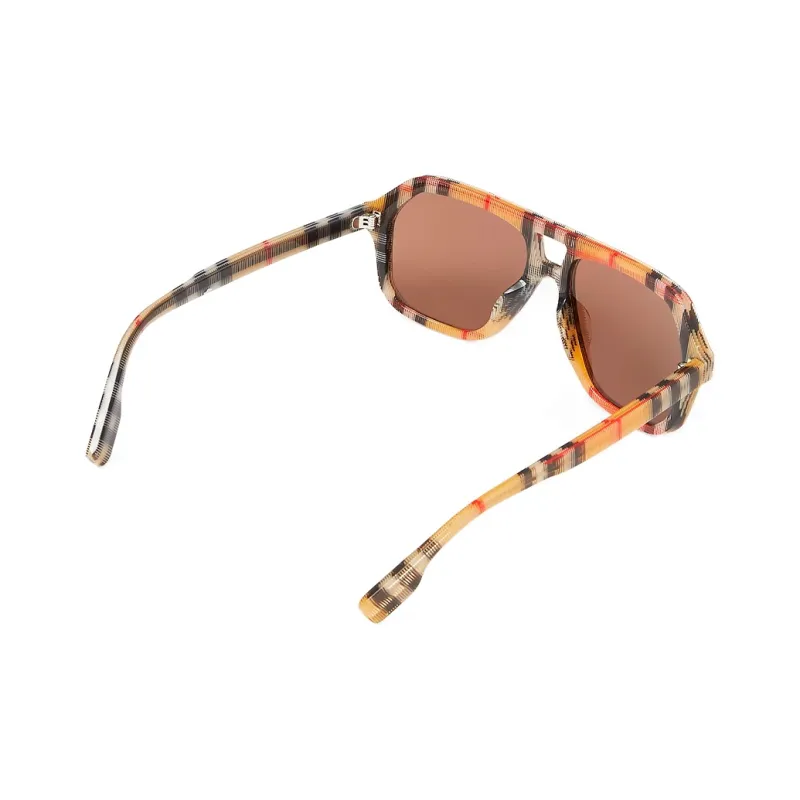 Burberry Acetate Aviator Sunglasses Unisex Antique Yellow-2