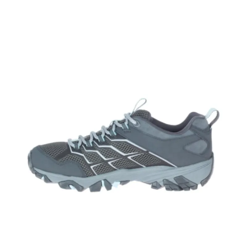 MERRELL Moab FST 2 Gore-Te Cushioned Wear-Resistant Water-Resistant Low-Top Outdoor Shoes Women's Gray-0