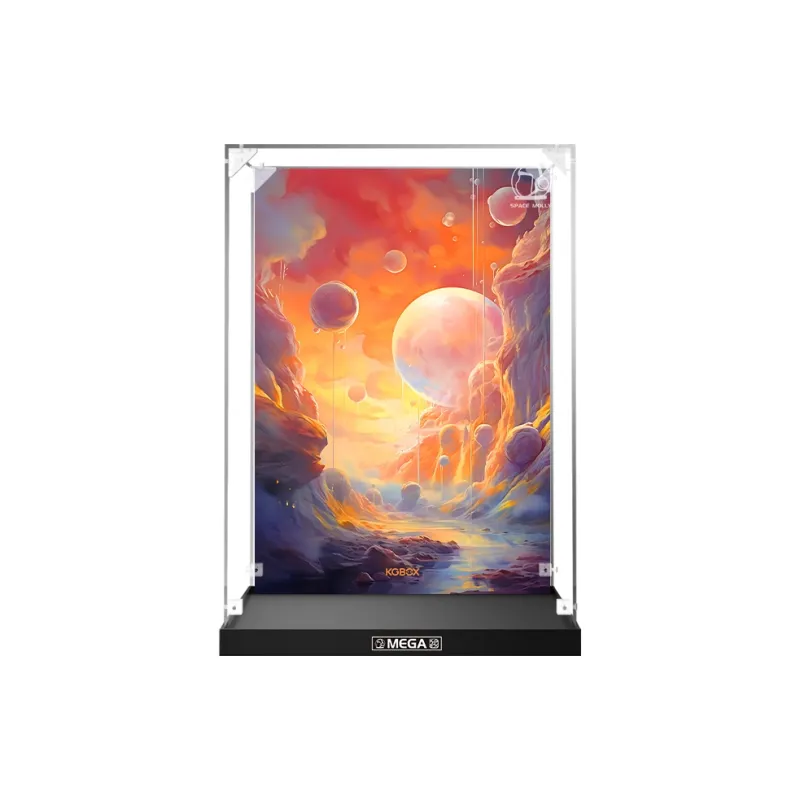 KGBOX SPACE Molly BEAMS Figure 1000% 400% Trendy Play Acrylic Display Case Model Accessories-5