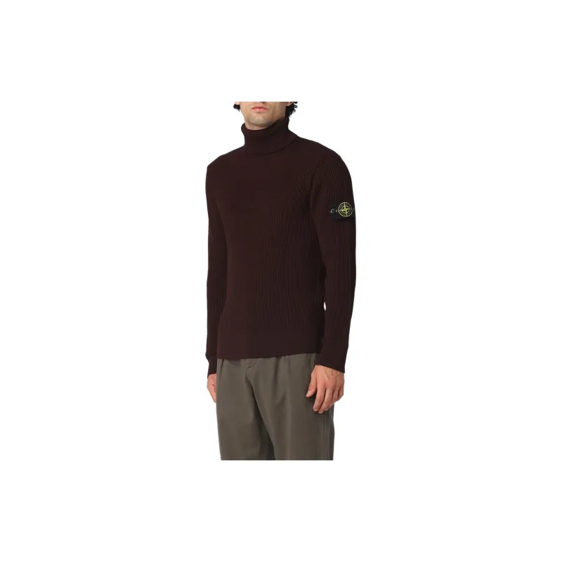 STONE ISLAND Sweater Men's Brown-1