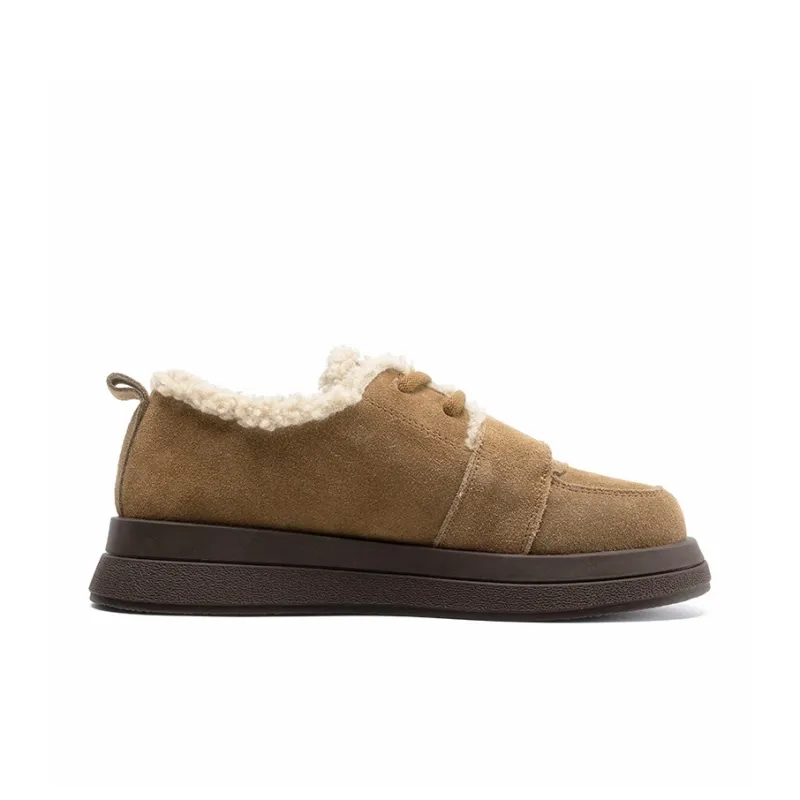 ZHR Lightweight Warm Low-Top Casual Shoes 4cm Women's-1