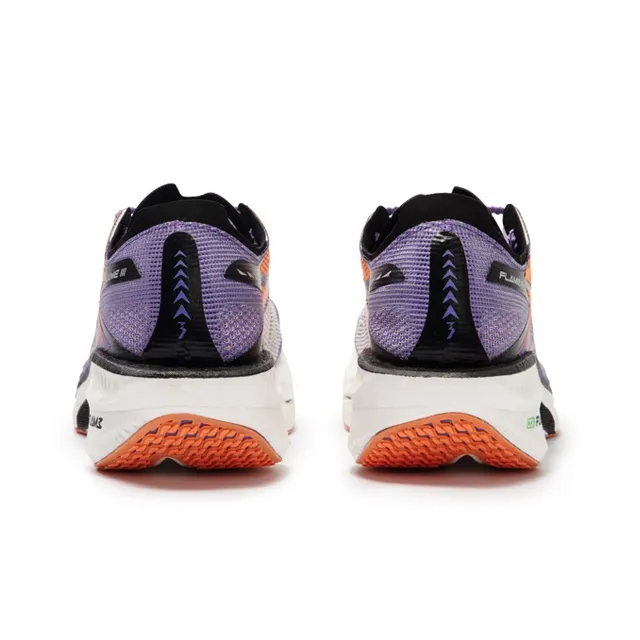 361° Fly Burn 3 Cushioning Anti Slip And Wear Resistant Rebound Low Top Marathon Running Shoes Unisex White Purple-3