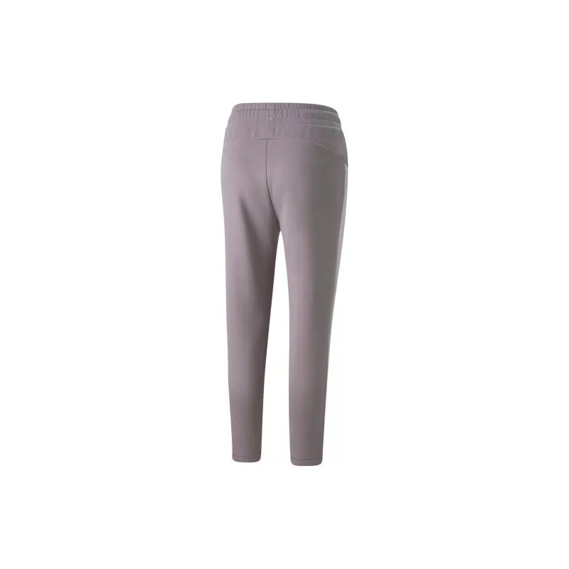PUMA EVOSTRIPE PANTS QUAIL Knitted Sports Pants Women's Purple-1