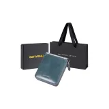 Blue-Single Loose-Leaf Style (Vintage Top Grain Leather) Anti-Skimming