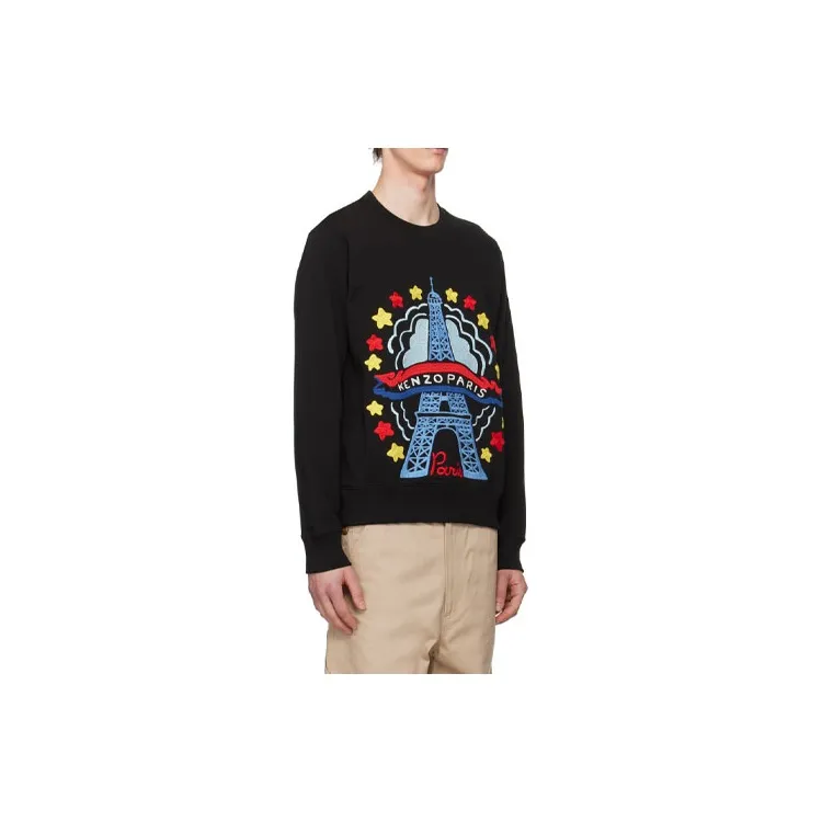 KENZO Drawn Varsity Crewneck Sweatshirt-1
