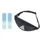 Black Fanny Pack+Blue Green Cooling Arm Sleeves