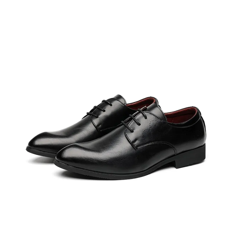 Cachiotti Dress Shoes Men Low Top Black-1