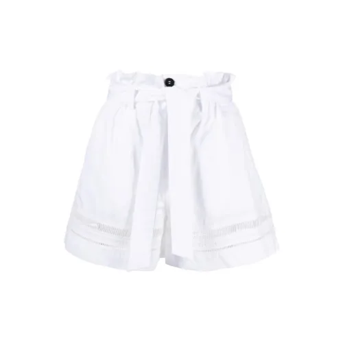 LORENA ANTONIAZZI Belted Cotton Shorts