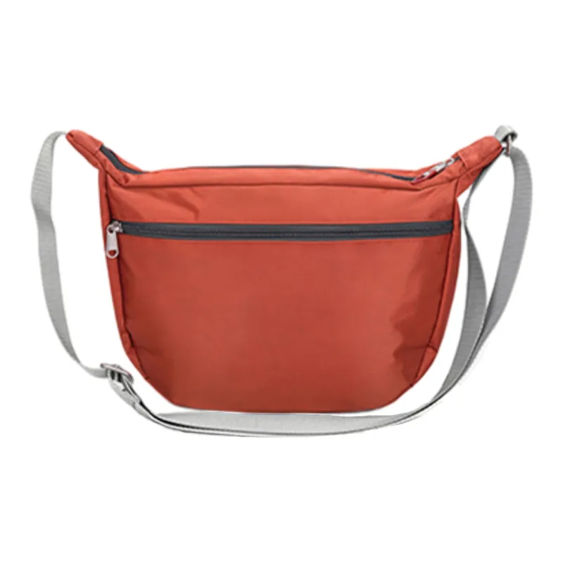 FOUVOR Nylon Fabric Shoulder Bag Crossbody Bag Regular Unisex Chestnut Red/Classic Black/Romantic Purple/Turquoise Blue-2