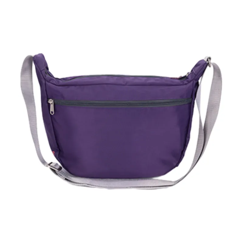 FOUVOR Nylon Fabric Shoulder Bag Crossbody Bag Regular Unisex Chestnut Red/Classic Black/Romantic Purple/Turquoise Blue-13