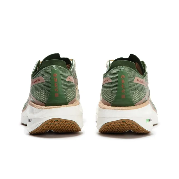 361° Fly Burn 3 Cushioning Anti-Slip And Wear-Resistant Rebound Low-Top Running Shoes Unisex White Green-3