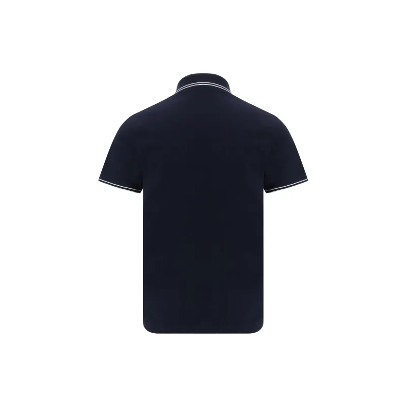 STONE ISLAND Logo Patch Short Sleeved Polo Shirt-1