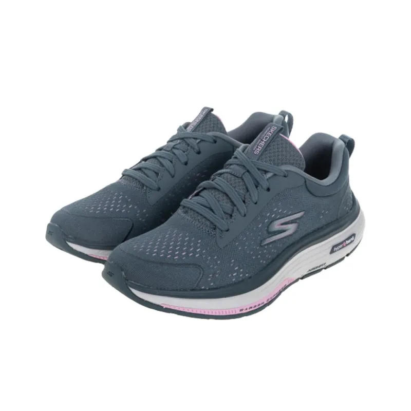 Skechers Go Walk Workout Walker Durable Breathable Low-Top Running Shoes Women's Gray Blue-1