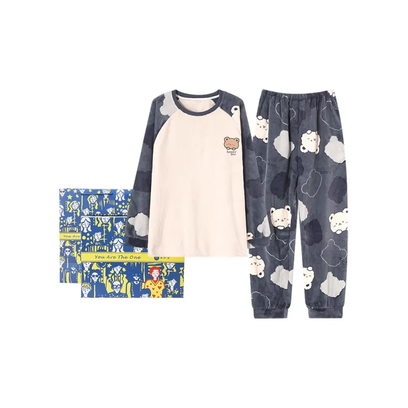 Xiang Ning Pai Unisex Pajama Sets-24