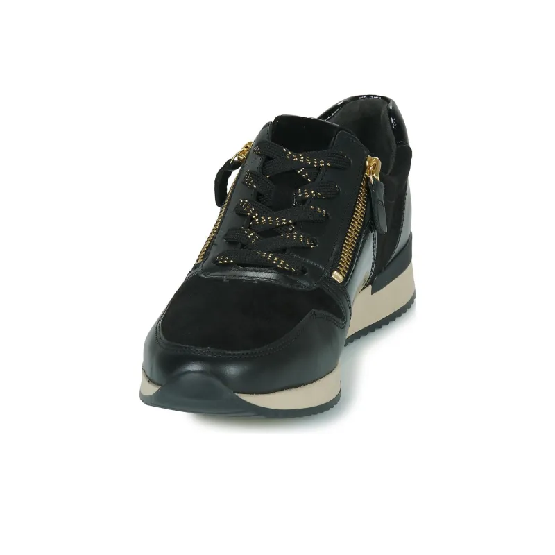 Gabor Low Top Casual Shoes Women's Black-1