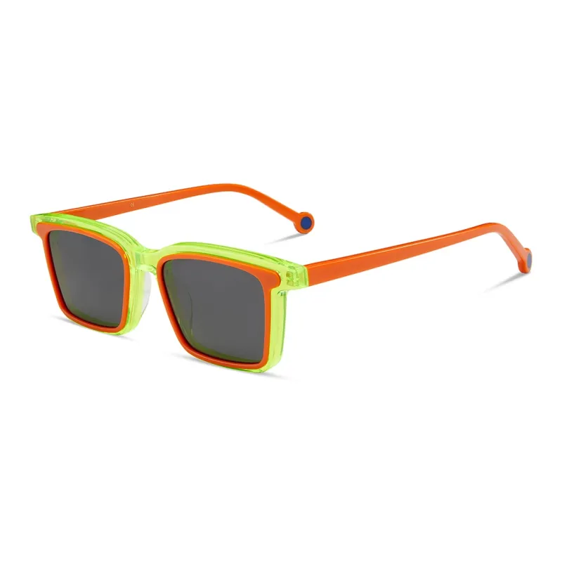SOXICK Plate Frame Square Sunglasses Unisex-6