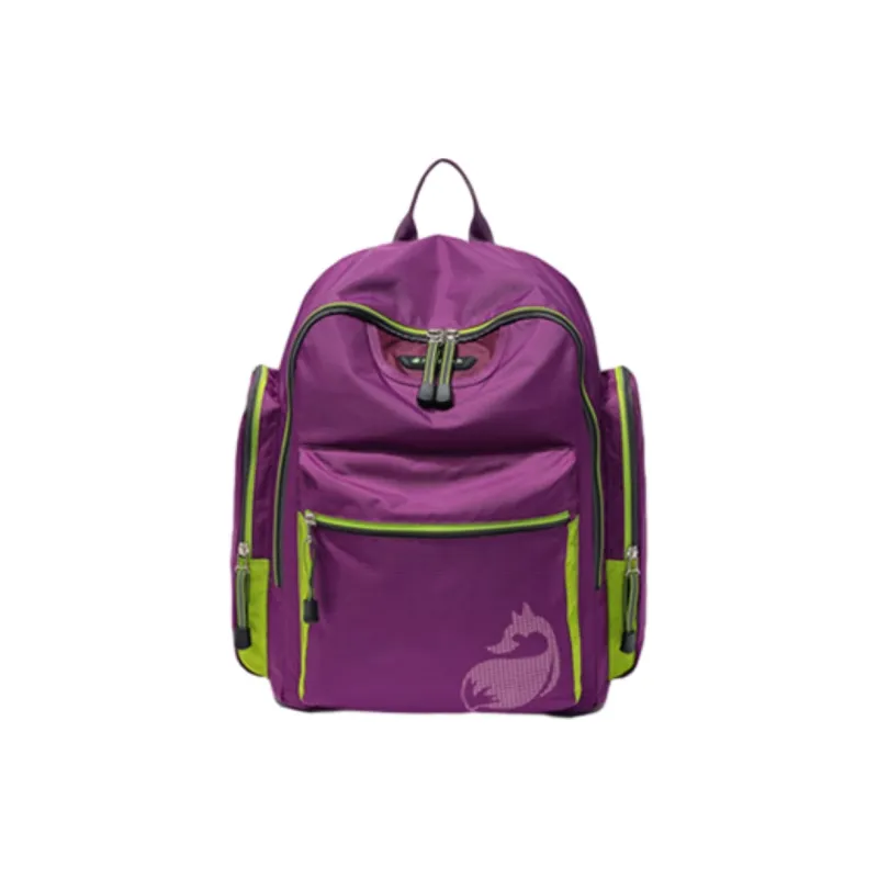 FOUVOR Oxford Backpack Unisex Black/Romantic Purple/Lake Blue-8