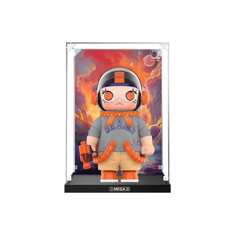 KGBOX SPACE Molly BEAMS Figure 1000% 400% Trendy Play Acrylic Display Case Model Accessories-4