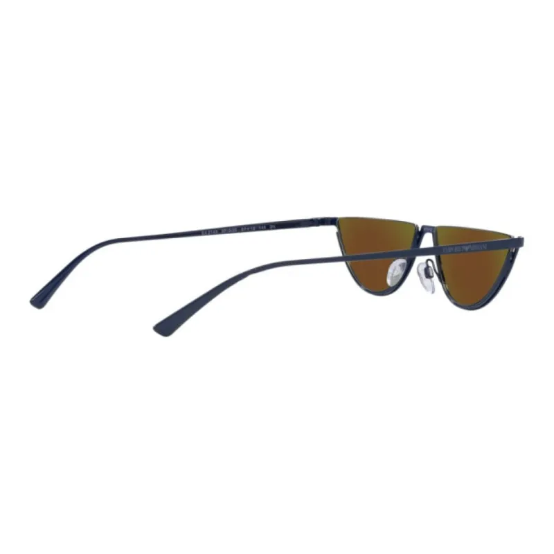 EMPORIO ARMANI Oval Semi Rimless Sunglasses-5