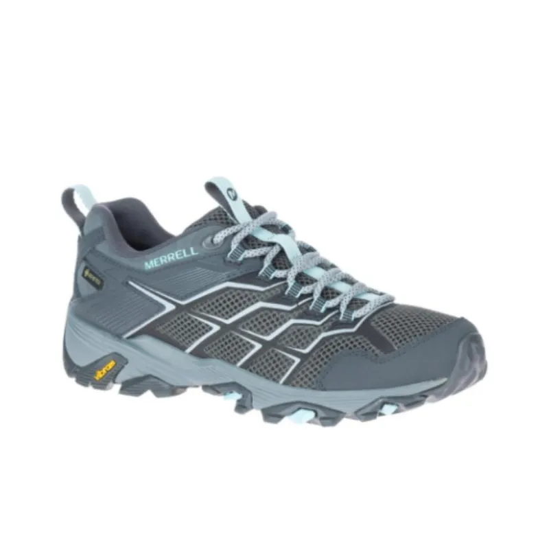 MERRELL Moab FST 2 Gore-Te Cushioned Wear-Resistant Water-Resistant Low-Top Outdoor Shoes Women's Gray-2