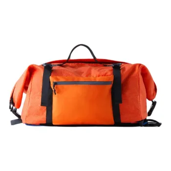 ZARA Polyamide Backpack Men's Orange