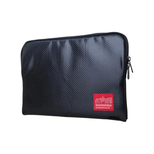 Manhattan Portage Ethylene Waterproof Fabric Laptop Bag Unisex Black