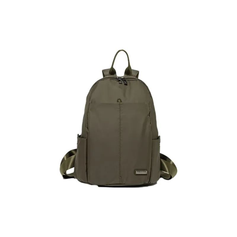 FOUVOR Oxford Backpack Unisex Chestnut Red/Black/Gray/Army Green-10