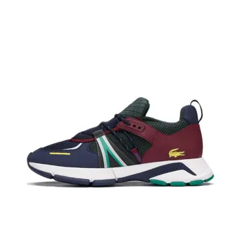LACOSTE Low Top Casual Shoes Men's Black Blue