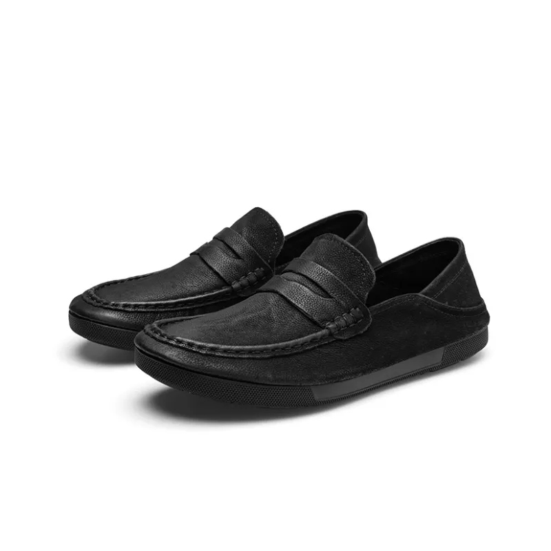 PARDASAUL Gommino Loafers Men Black/Gray/Brown-2