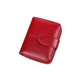 Two-Tone Burgundy (18 Card Slot Version)-Anti-Skimming