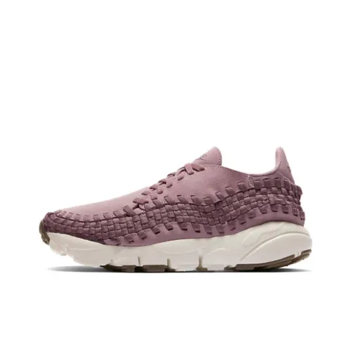 Nike Air Footscape Casual Shoes Women's Low-Top Plum Blossom Mist Taupe