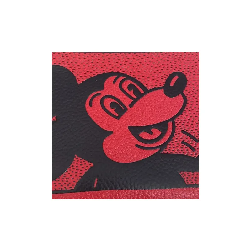 COACH Keith Haring X Disney Disney Collaboration Wristlet Leather Clutch Unisex Red-2
