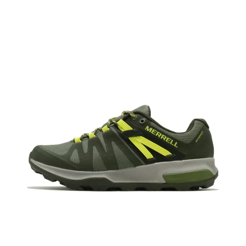 MERRELL Zion FST Waterproof Durable Breathable Low-Top Outdoor Shoes Men's Green-0