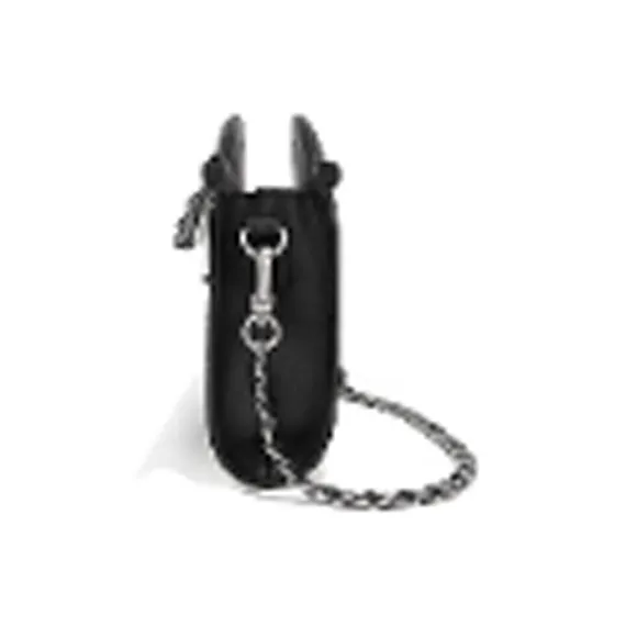 BAMPO Cow Leather Crossbody Handbag, Shoulder Bag Trumpets Women's Pure White-3