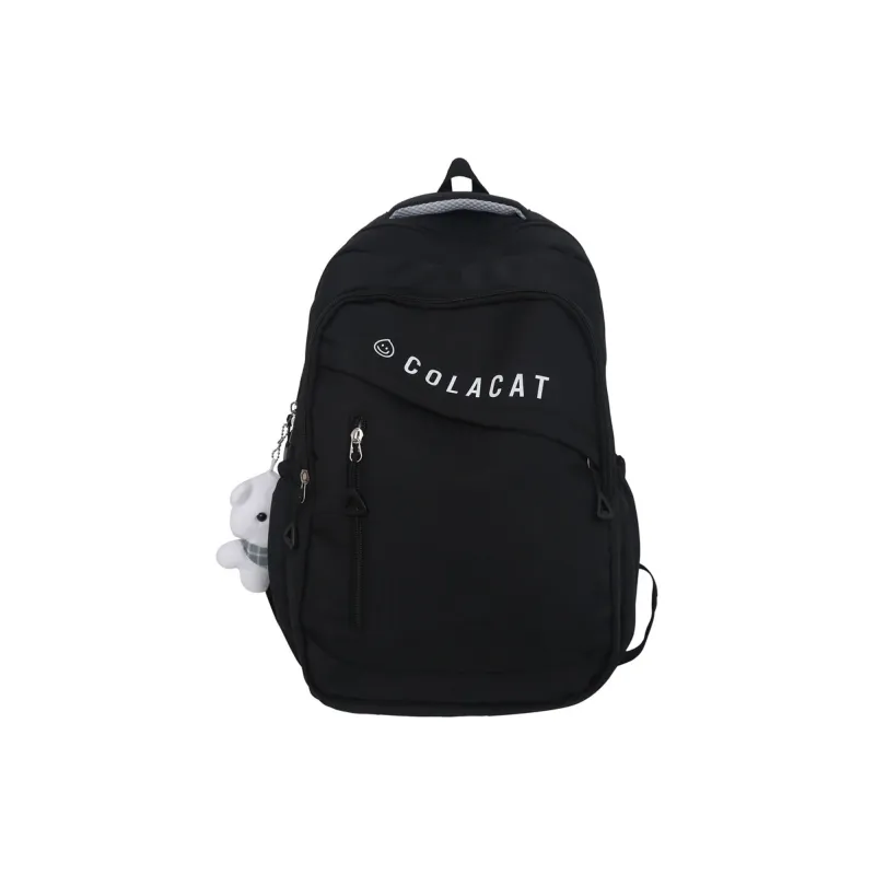 BALANG Nylon Backpack Unisex White Blue/Pink/Yellow Green/Black-10