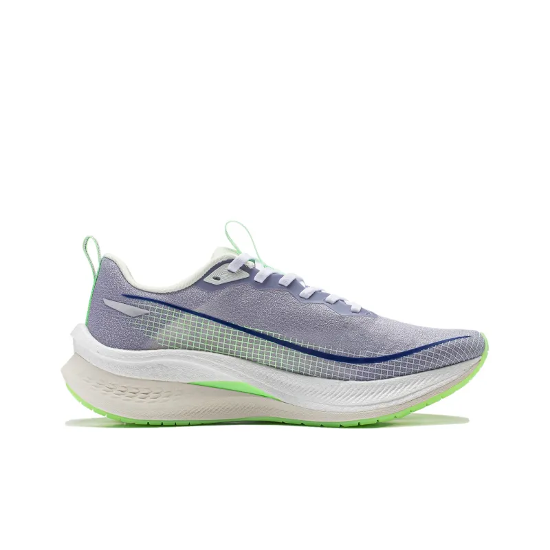 LiNing Red Hare 7 Pro Shock Absorbers With Slip Resistant Features Low Top Running Shoes Women's Purple Smoke Blue-1